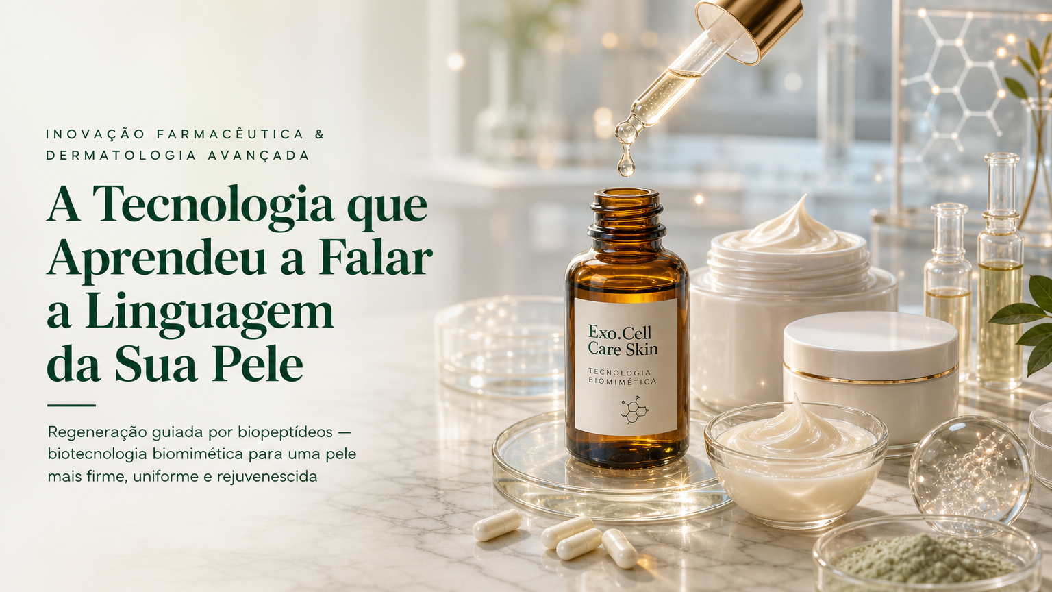 Exo.Cell Care Skin: A Tecnologia que Aprendeu a Falar a Linguagem da Sua Pele